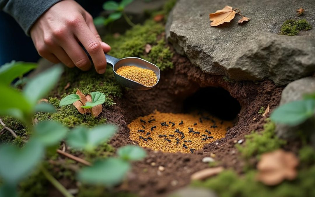 Comment éliminer efficacement un nid de fourmis difficile d&rsquo;accès ?