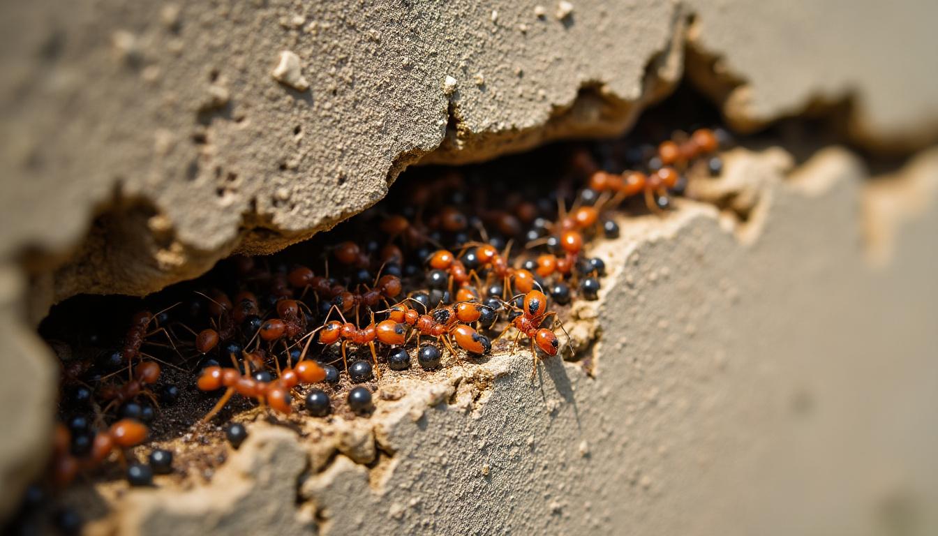 découvrez des méthodes efficaces pour éliminer un nid de fourmis difficile d'accès et protéger votre maison des invasions.