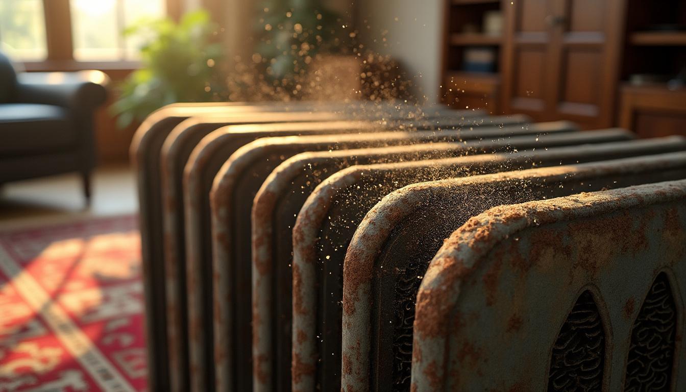 découvrez comment la poussière accumulée sur vos radiateurs peut augmenter vos factures d'énergie et apprenez une astuce surprenante et facile pour les nettoyer efficacement sans effort.