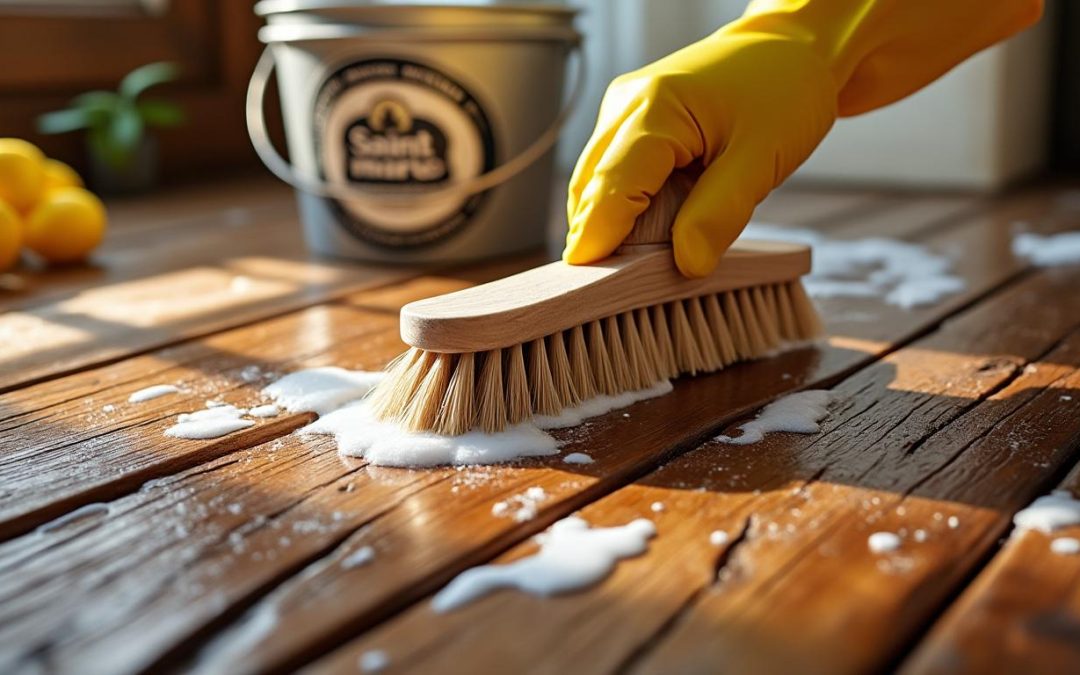 découvrez comment nettoyer efficacement vos poutres en bois grâce à la lessive saint marc, pour un résultat propre et respectueux du matériau.