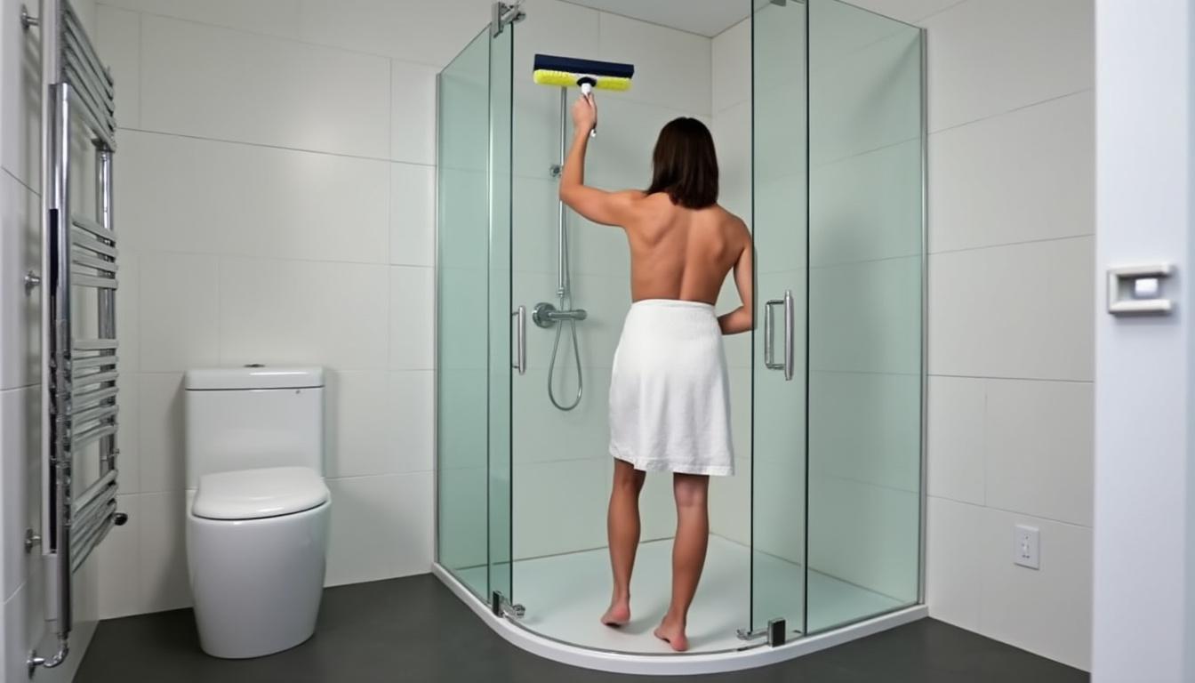 dites adieu aux traces tenaces sur votre douche italienne grâce à notre astuce efficace. découvrez comment garder vos parois brillantes facilement et sans effort !
