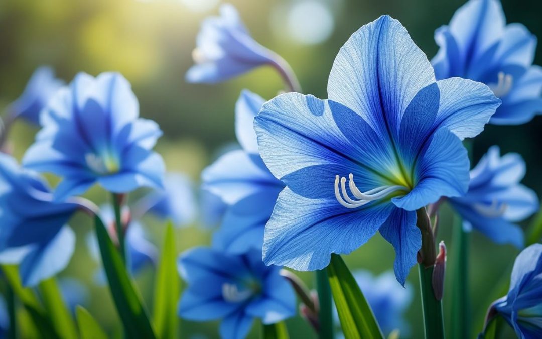 L&rsquo;amaryllis bleu : guide complet pour tout comprendre sur cette rare merveille florale
